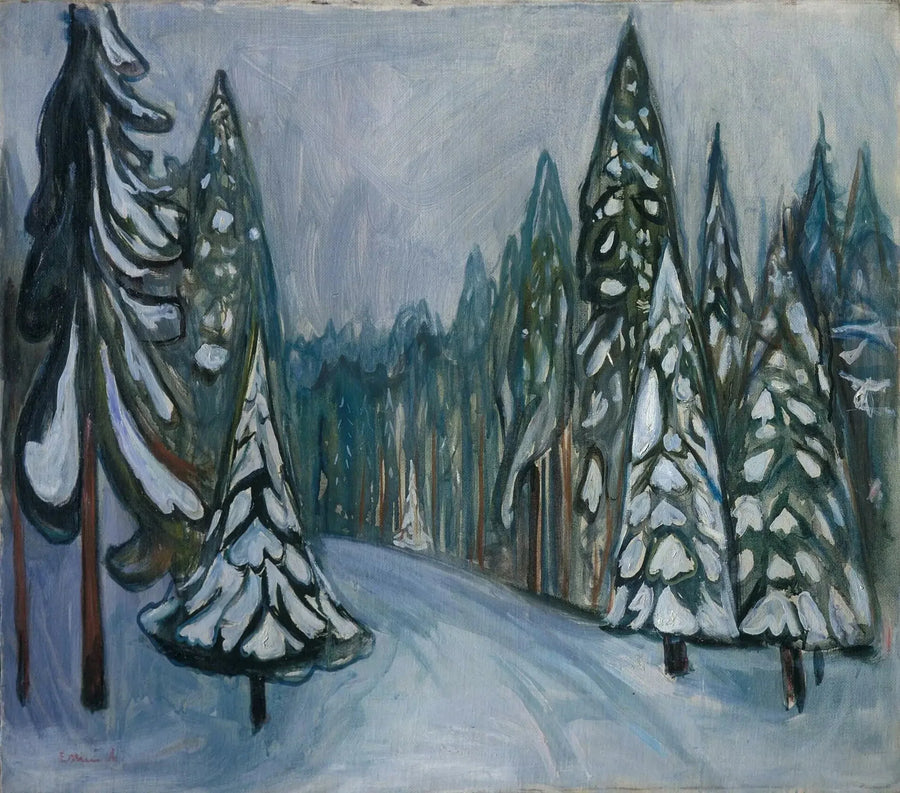 Ny Snö - Edvard Munch