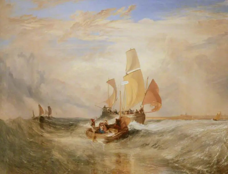 'Nu för målaren' (Rep) – Passagerare som går ombord - J. M. W. Turner