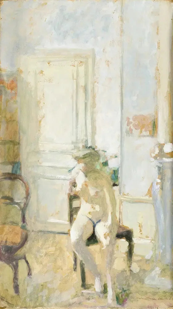 Nu vid stolen - Édouard Vuillard