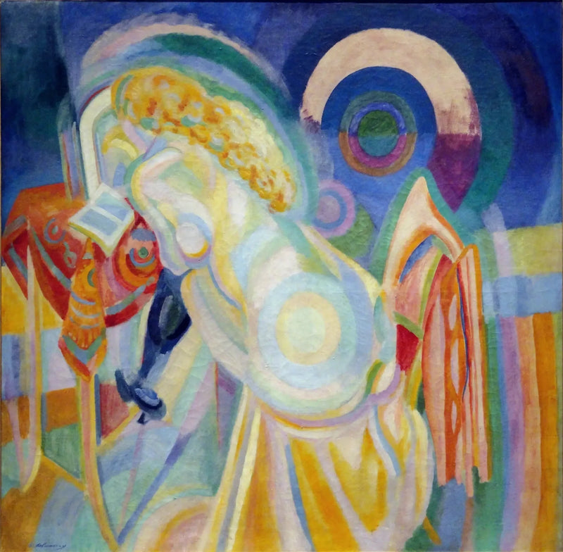 Nu vid sminkbordet - Robert Delaunay