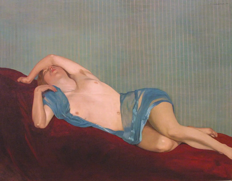 Nu med den gröna halsduken - Félix Vallotton