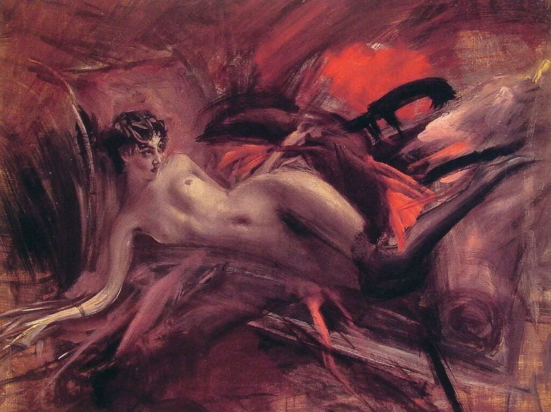 Nu liggande - Giovanni Boldini
