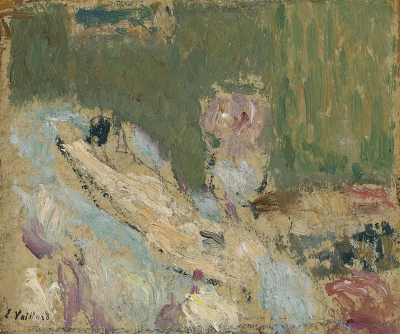 Nu liggande på en soffa - Édouard Vuillard
