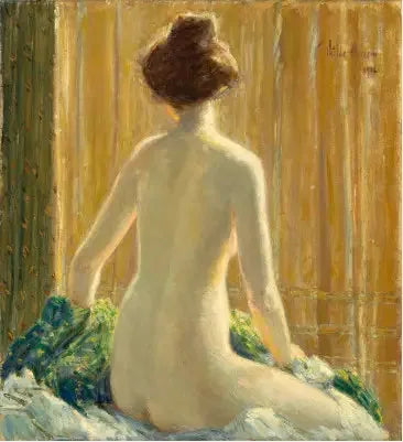 Nu sittande - Childe Hassam