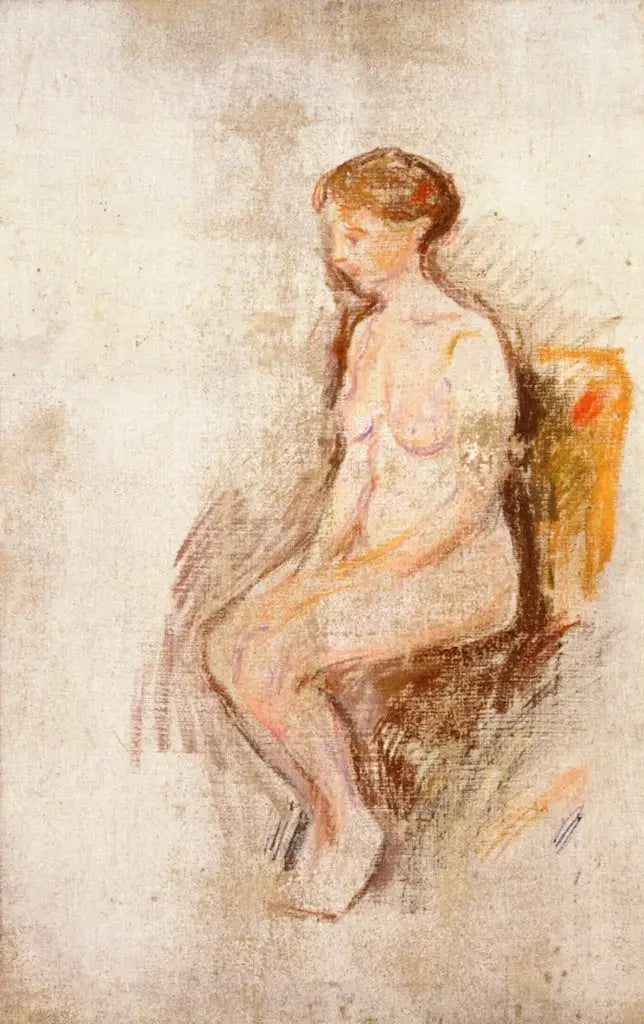 Nu sitter - Edvard Munch