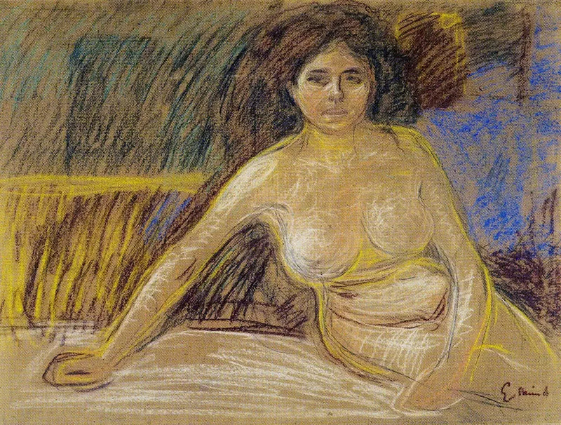 Nu sitter - Edvard Munch