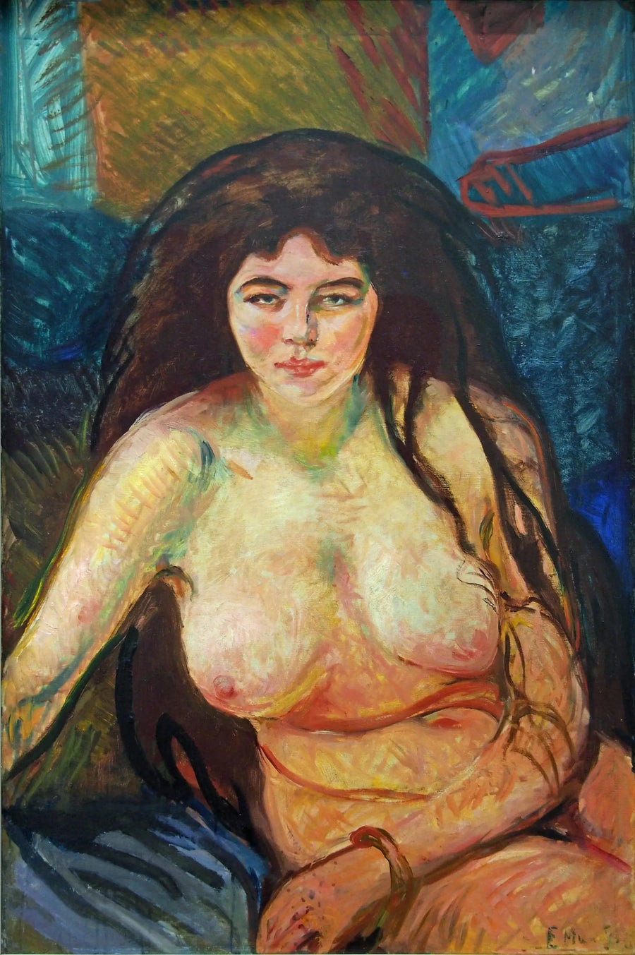 Nu sitter - Edvard Munch
