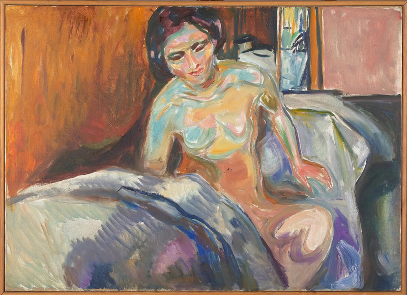 Nu sitter: morgon - Edvard Munch