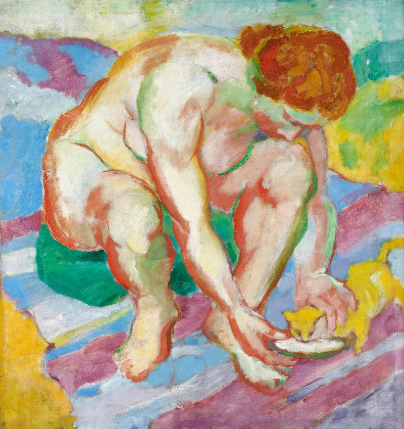 Nu till katten - Franz Marc