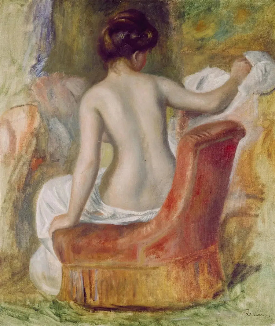 Nu i fåtöljen - Pierre-Auguste Renoir