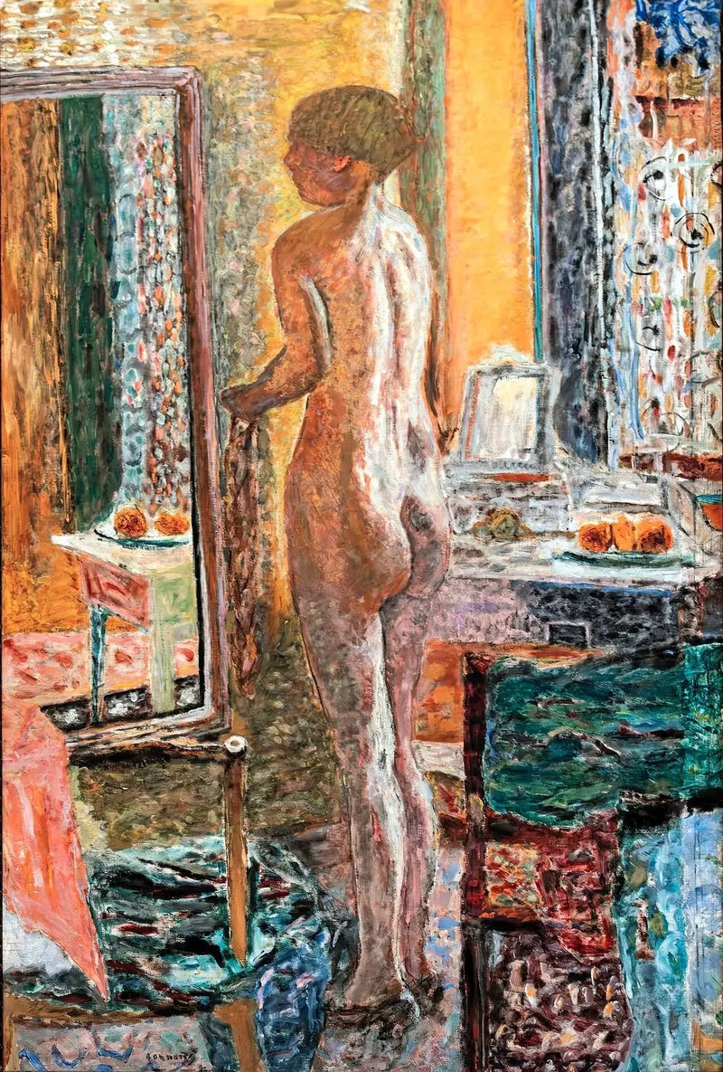 Nu vid spegeln - Pierre Bonnard