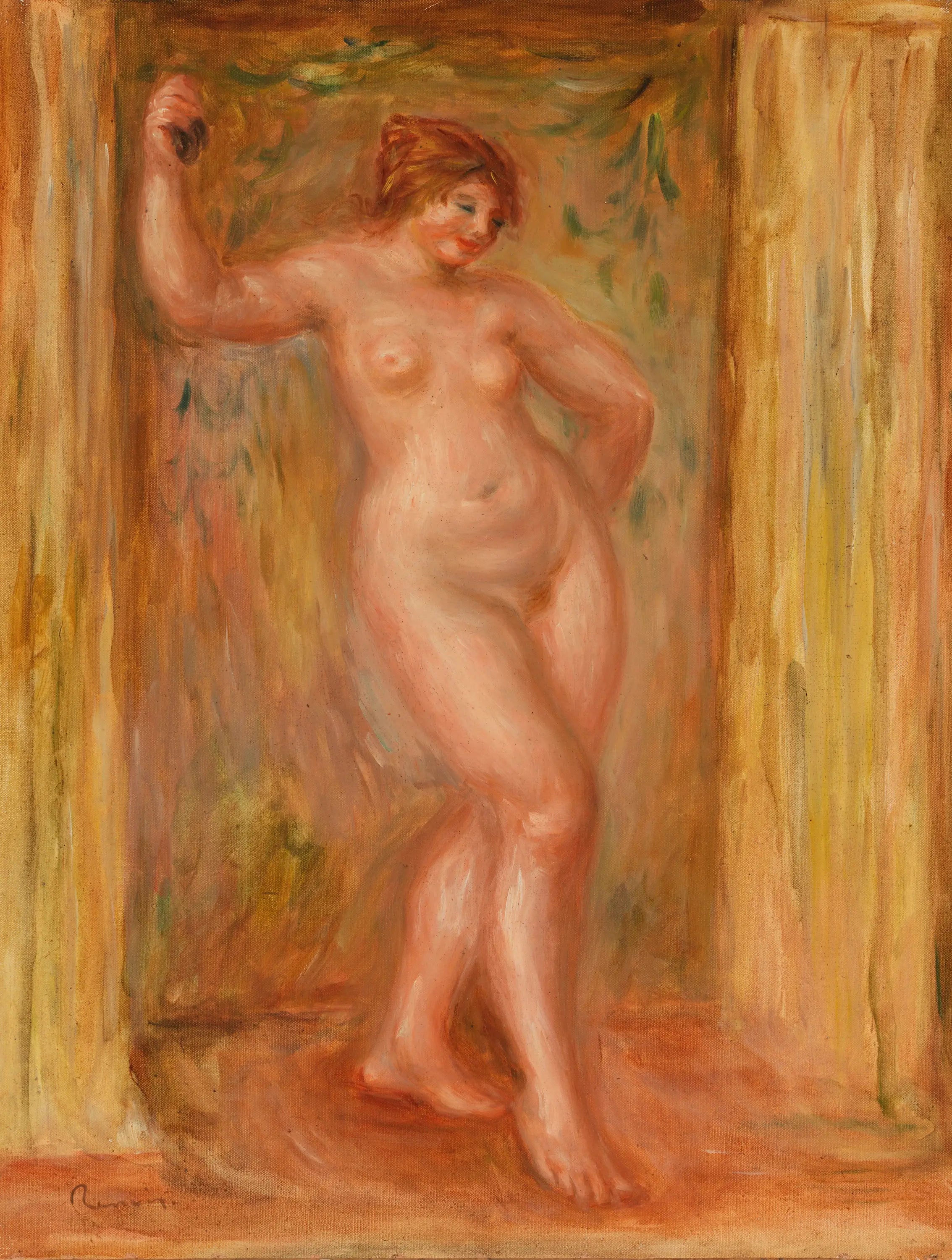 Nu aux castagnettes - Pierre-Auguste Renoir image 1 reproduction artisanale de tableau