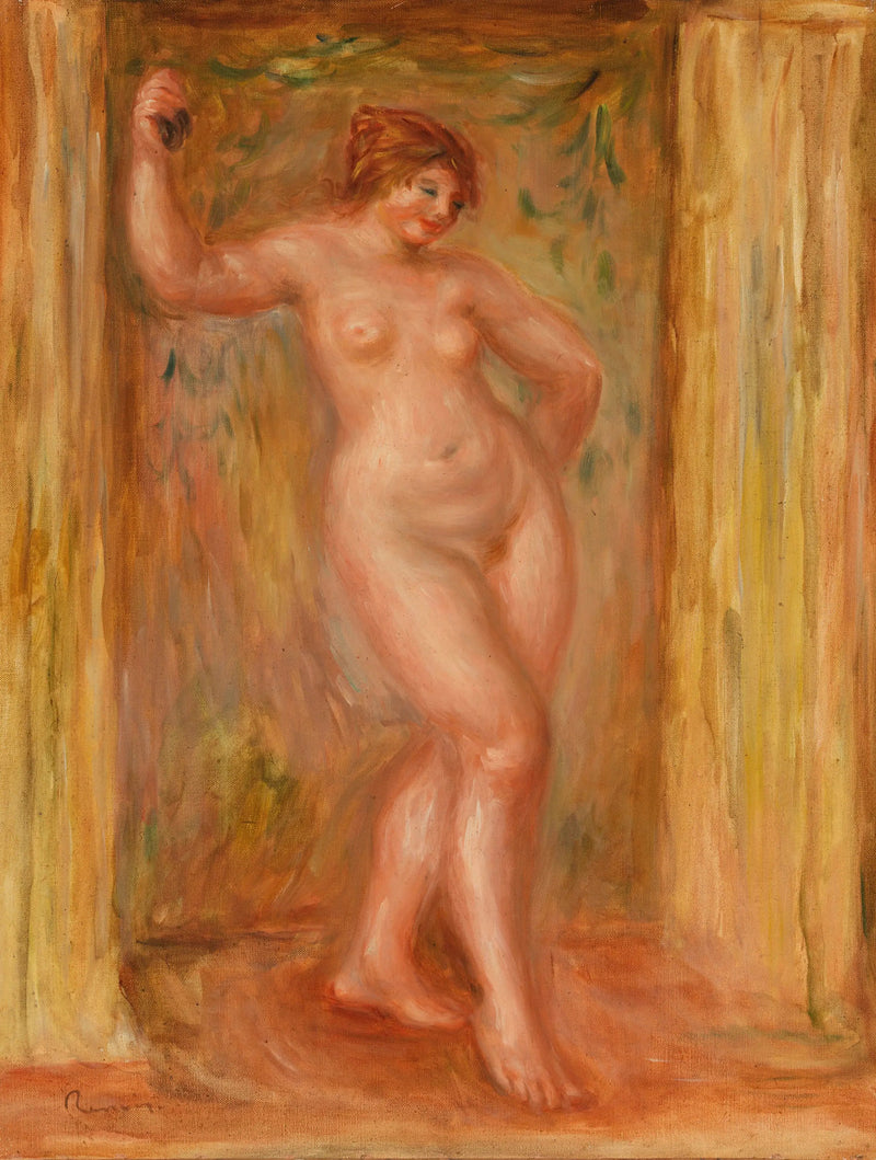 Nu med kastanjetter - Pierre-Auguste Renoir
