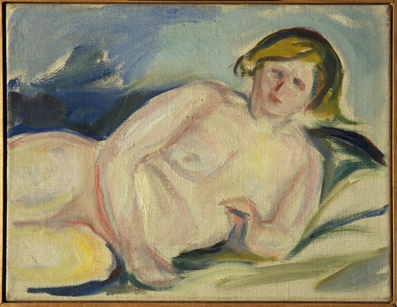 Nu liggande - Edvard Munch