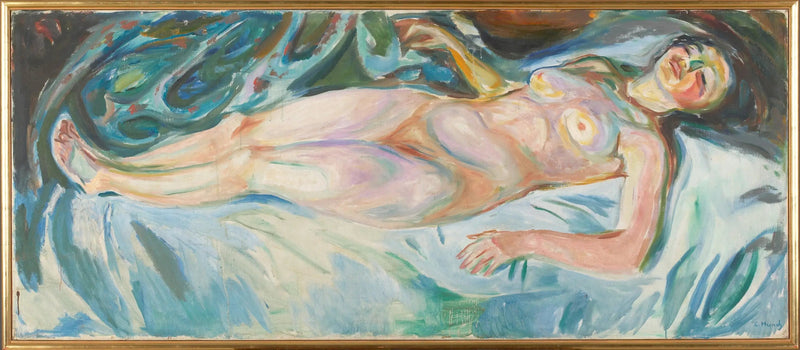 Nu somnar: natt - Edvard Munch