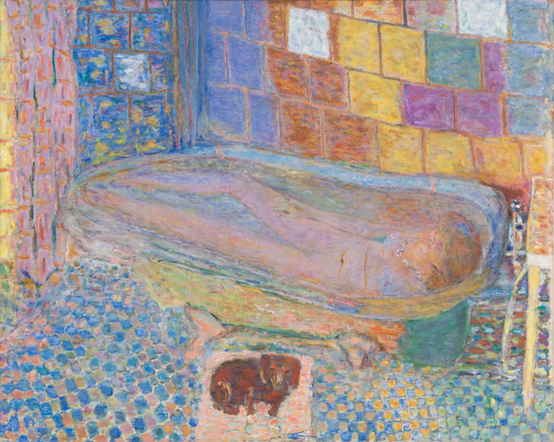 Nu i badet - Pierre Bonnard