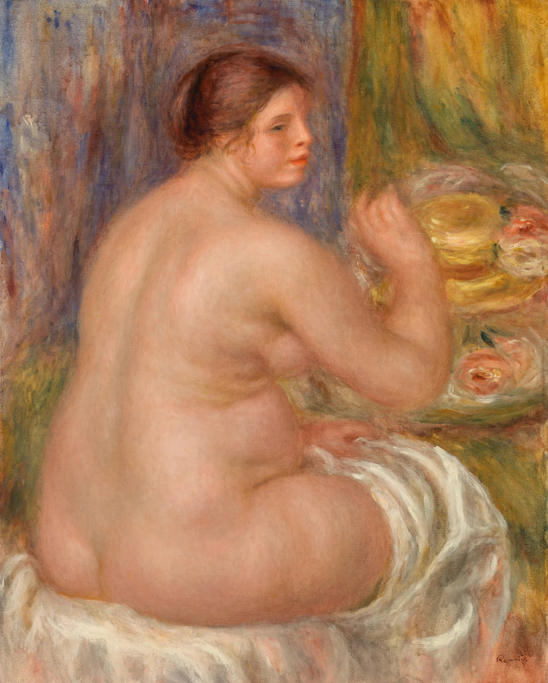 Nu från baksidan - Pierre-Auguste Renoir
