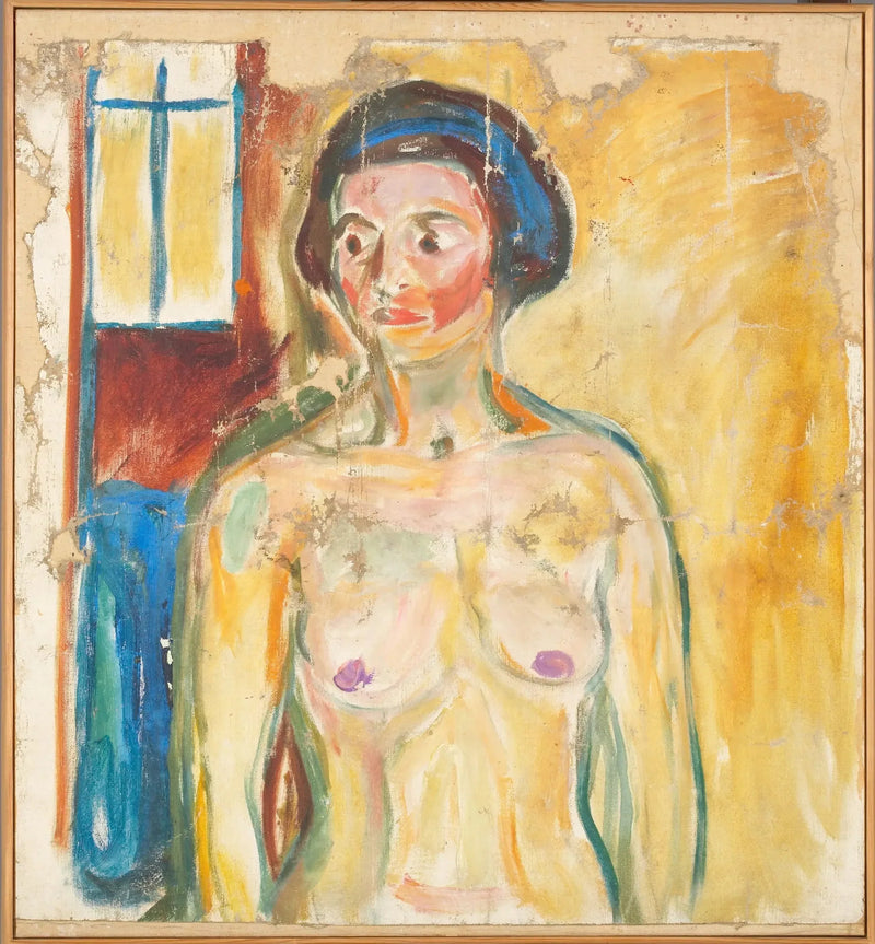 Nu står: halvporträtt - Edvard Munch