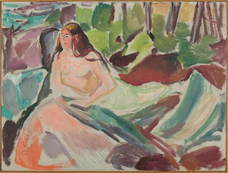 Nu i skogen - Edvard Munch