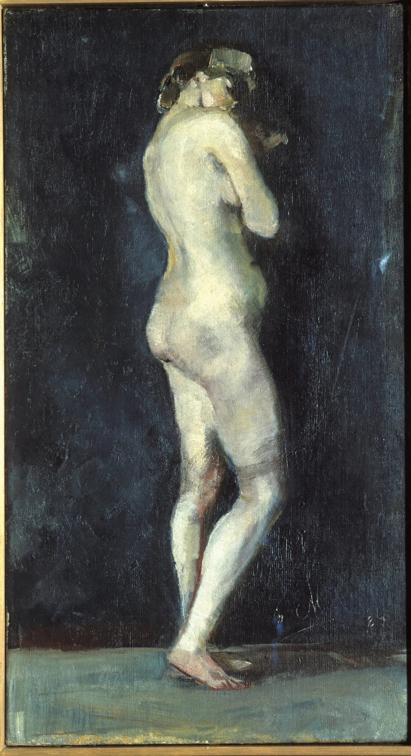 Nu kvinna stående - Edvard Munch