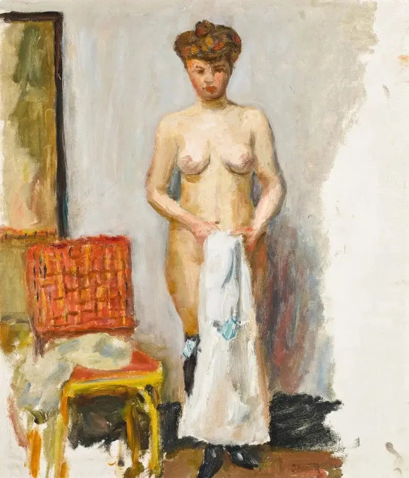 Nu. Den röda stolen - Pierre Bonnard