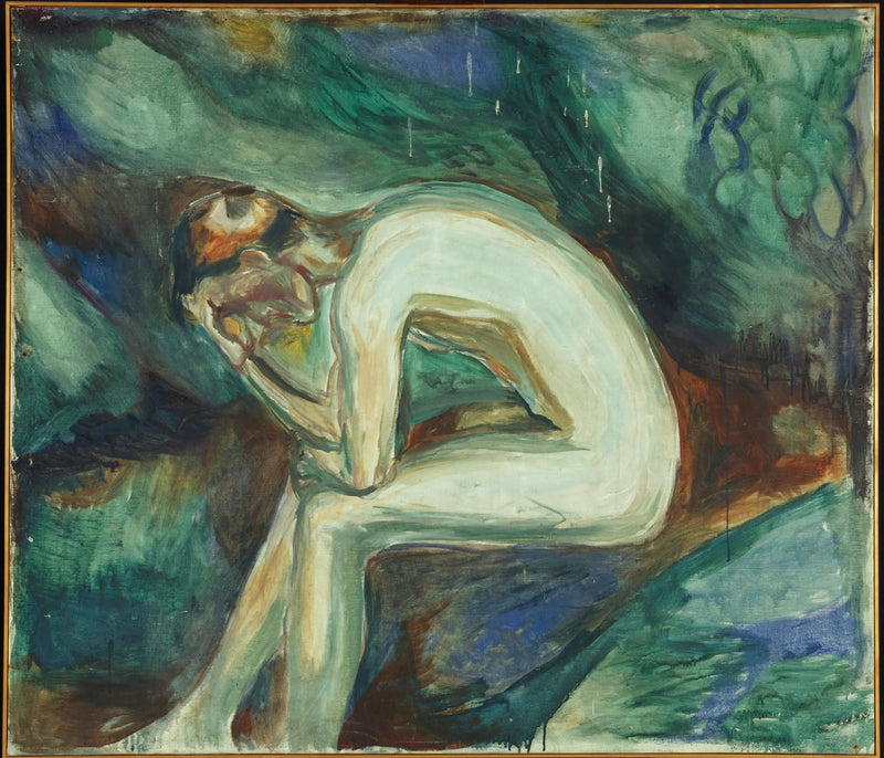 Nu man som sitter i skogen - Edvard Munch