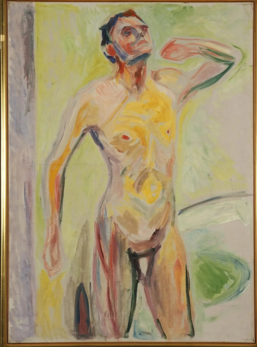 Nu manlig - Edvard Munch
