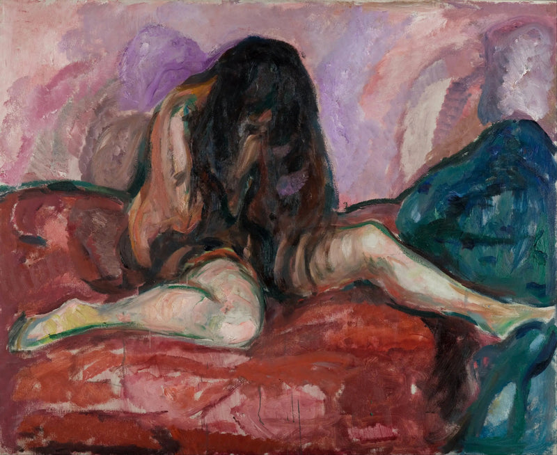 Nu gråtande - Edvard Munch