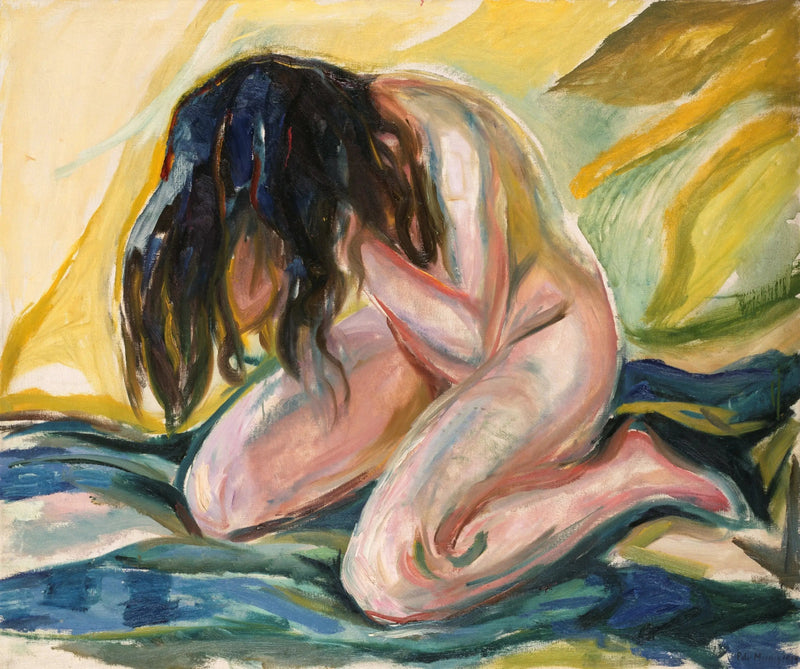 Nu gråtande - Edvard Munch