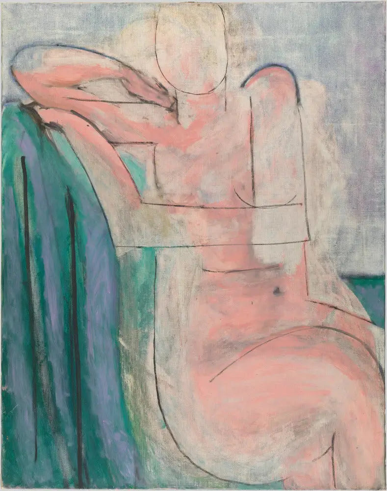 Nu ros sittande - Henri Matisse