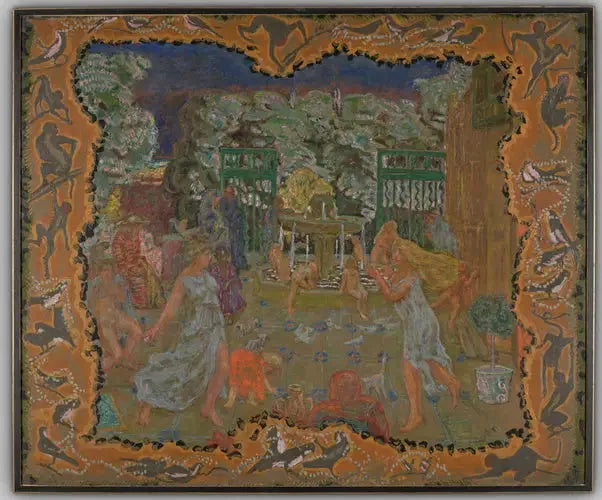 Nu ros, skuggad huvud - Pierre Bonnard