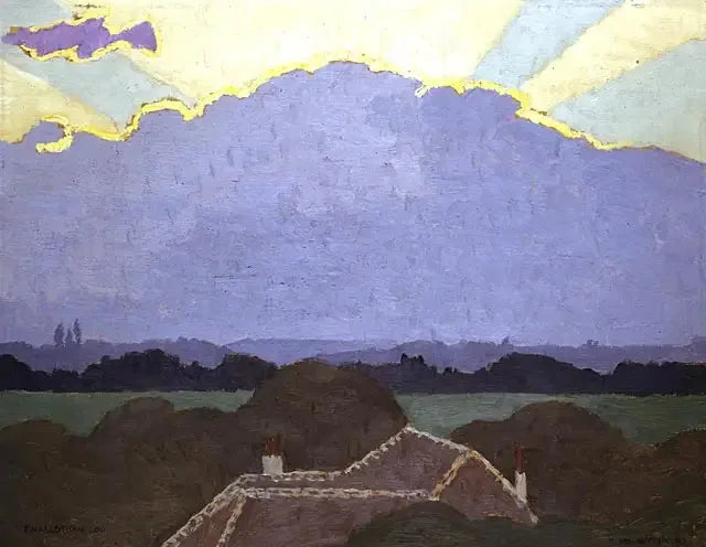 Moln över Romanel - Félix Vallotton
