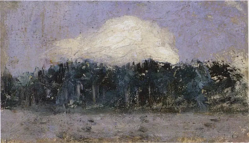 Vitt moln över skogen - Édouard Vuillard