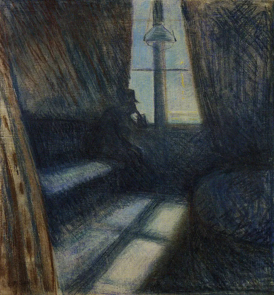 Natt i Saint-Cloud - Edvard Munch
