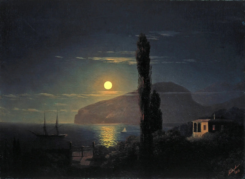Natt under månljuset i Krim - Ivan Aivazovskij