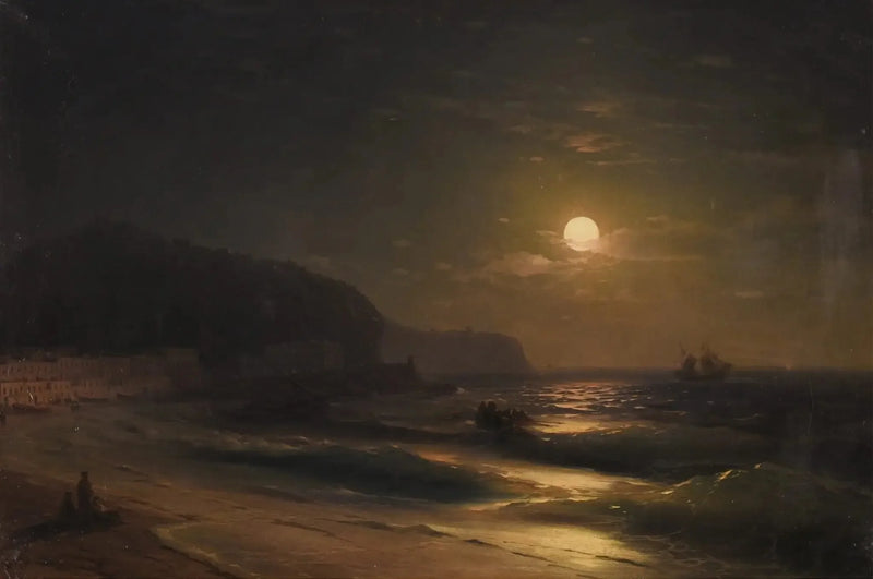 Natt under månljus - Ivan Aïvazovski