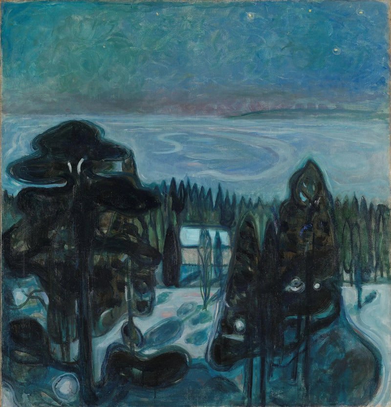 Vit natt - Edvard Munch