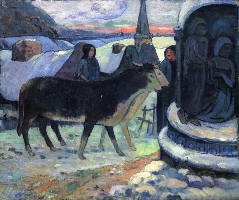 Julnatt, Oxarnas välsignelse - Paul Gauguin