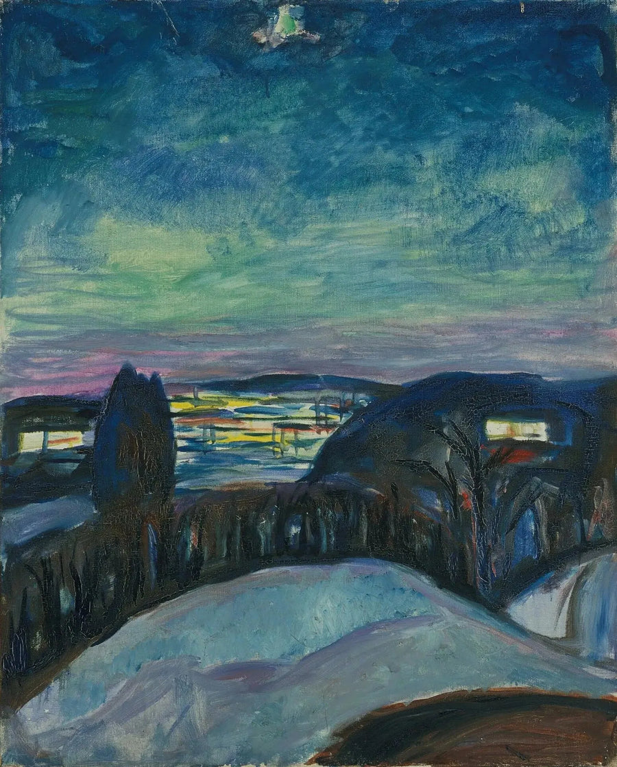 Stjärnklar natt - Edvard Munch