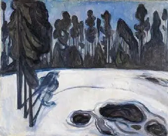 Stjärnklar natt - Edvard Munch