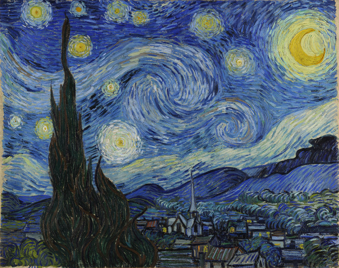 Stjärnnatten - Vincent van Gogh