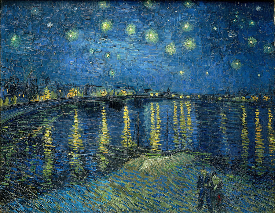 La Nuit étoilée sur le Rhône F474 de Vincent van Gogh, musée d’Orsay