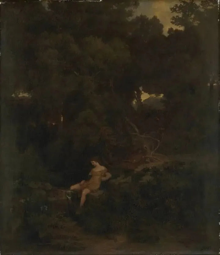 Nymf vid källan - Arnold Böcklin