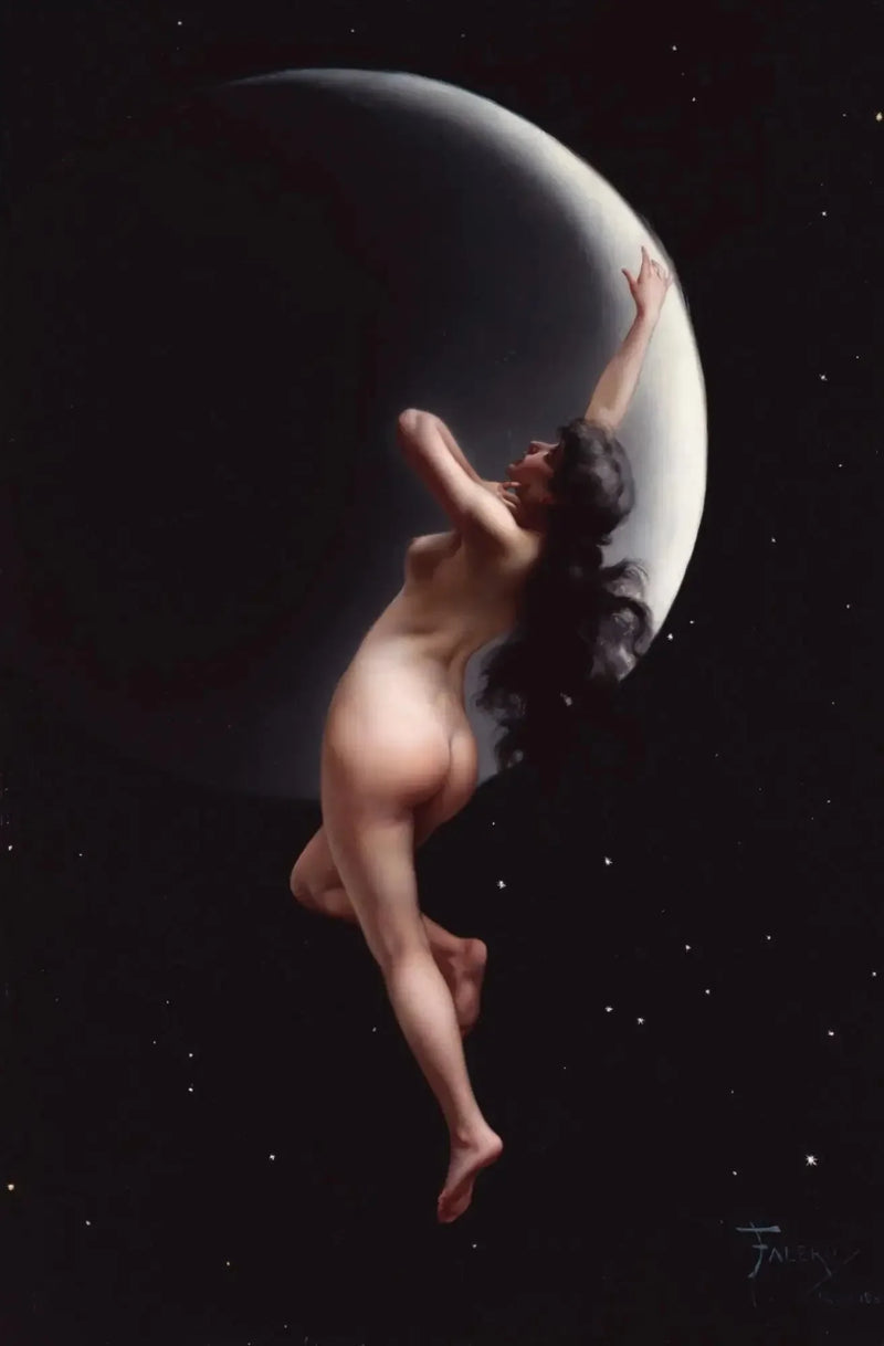 Nymf av Månen - Luis Ricardo Falero