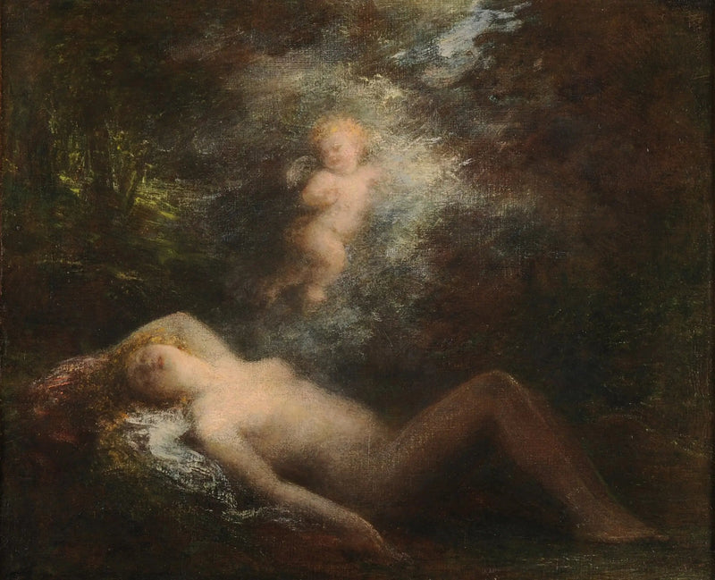 Sovande nymf - Henri Fantin-Latour