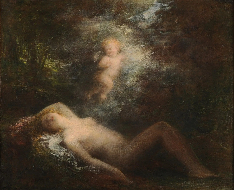 Sovande nymf - Henri Fantin-Latour
