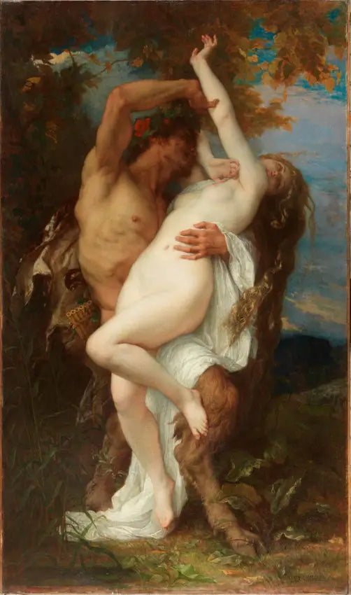 Nymf bortförd av en faun - Alexandre Cabanel