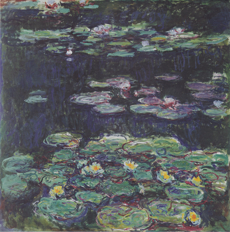 Vita och gula näckrosor, Winterthur W1801 - Claude Monet