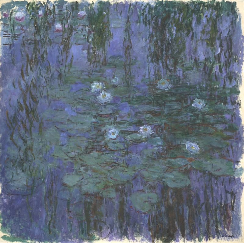 Blå Näckrosor, Musée d'Orsay W1853 - Claude Monet
