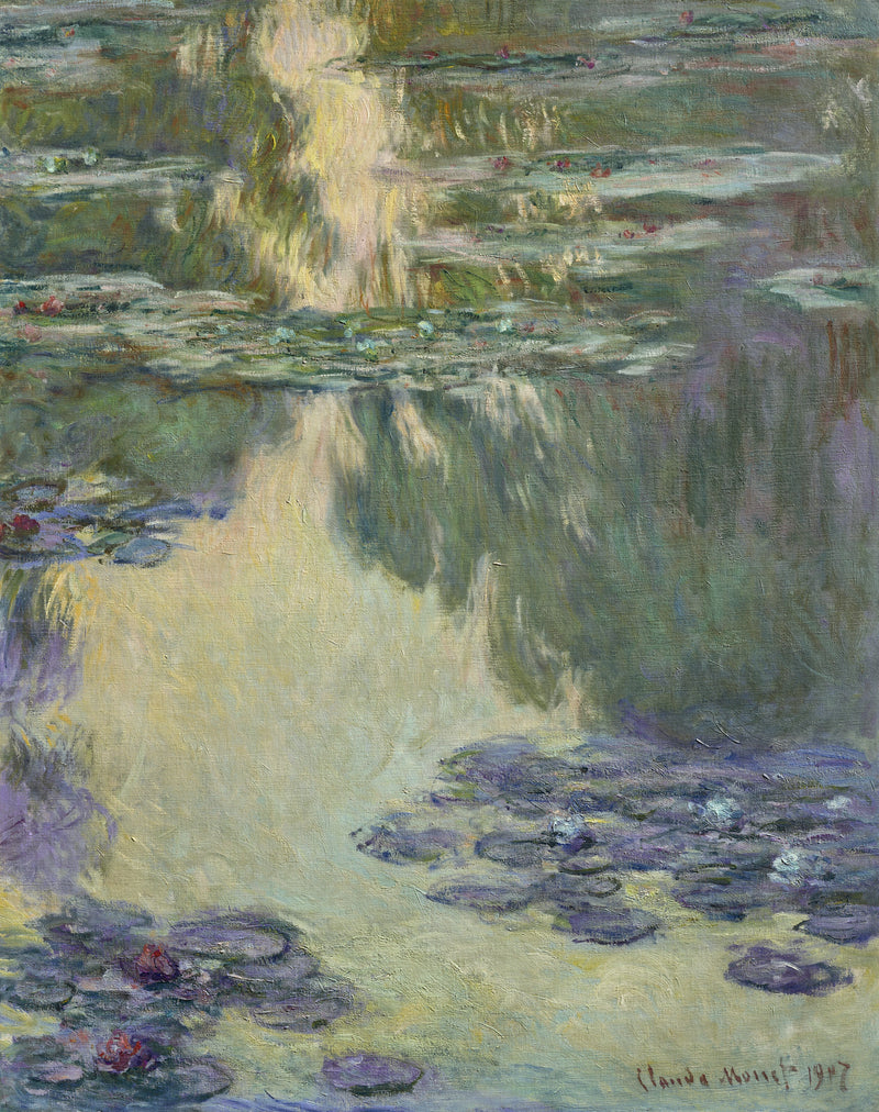 Näckrosor W1706, gamla Kawamura samling - Claude Monet